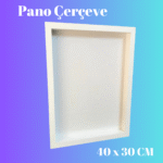 MDF Pano Çerçeve Kapı Süsü 40 x 30 cm